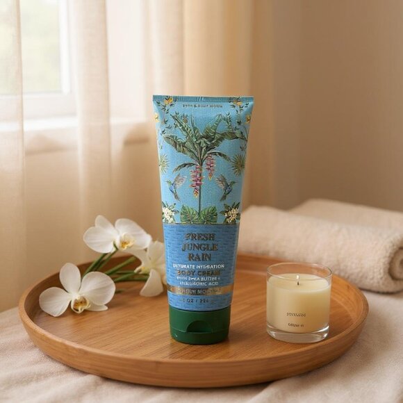 Fresh Jungle Rain body cream With Shea Butter from Bath & Body works - Picture 3 of 4